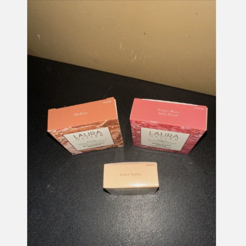 Laura Geller 3-Piece Baked Bronze, Blush & Highlighter Kit-Medium-NEW-A697205 - Picture 2 of 2